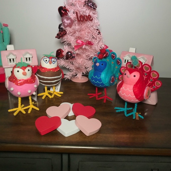 Target Spritz 2020 Peabo & Preener Peacocks Valentine’s Day Birds - Set of 2 - Picture 11 of 11